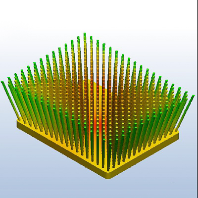 Passive LED heatsink assembly