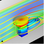 thermal image of a heatsink